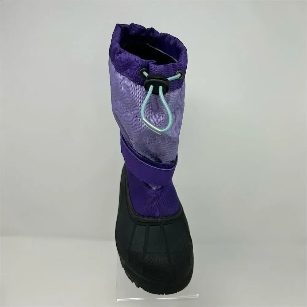 Columbia Kids Girls Snow Boots Purple Waterproof Insulated Winter Shoes Size 3